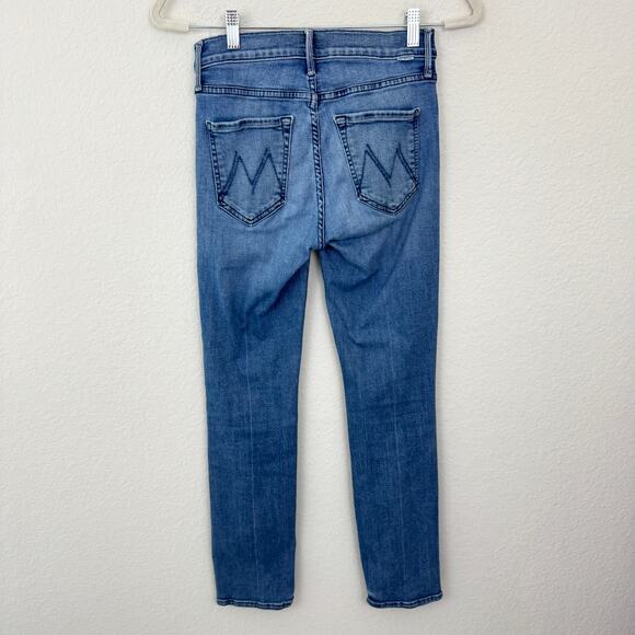 Mother Womens The Mid Rise Dazzler Ankle Jean Size 26 Denim We The Animal Blue - Picture 4 of 10